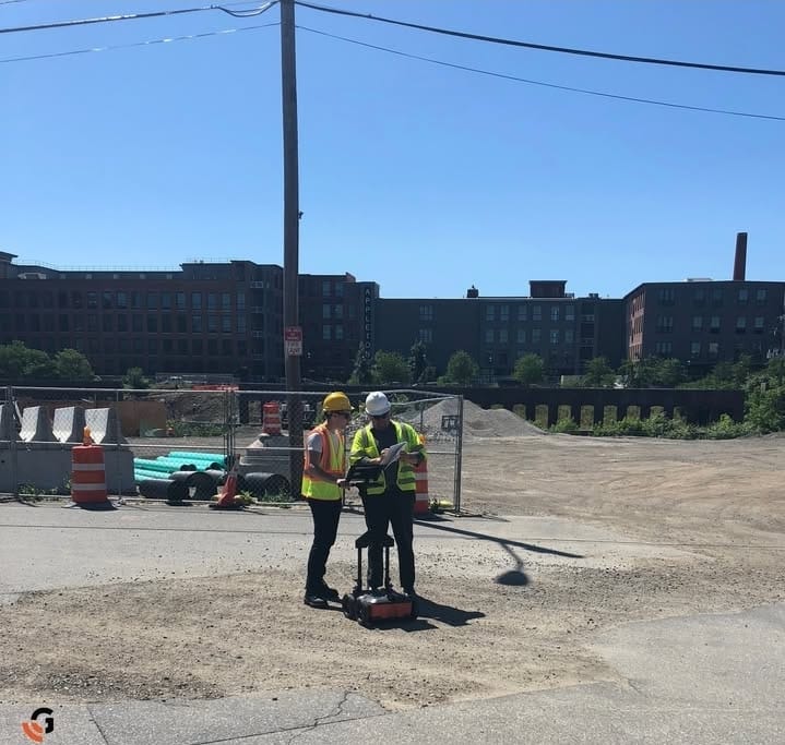 GPR equipment for construction-survey engineering