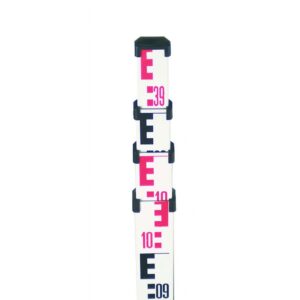 Leica BTL4D Telescopic Aluminium Levelling Staff offers durable, lightweight design for precise and efficient surveying measurements.