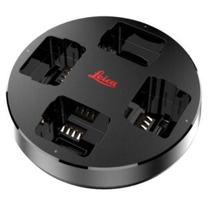 Leica GKL825 BLK Battery Multi-Charger provides fast, reliable charging for multiple Leica batteries, ensuring uninterrupted fieldwork.