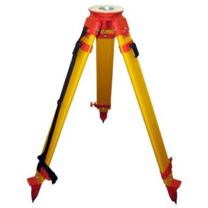 Datum Heavy Duty Fibreglass Tripod offers strong, durable, and stable support for precise and reliable surveying measurements.