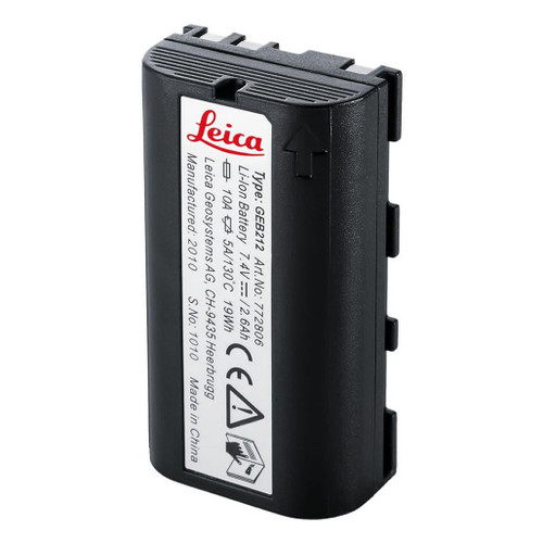 Leica GEB212 Li-Ion Battery delivers long-lasting, dependable power for Leica instruments, ensuring smooth and uninterrupted field operations.