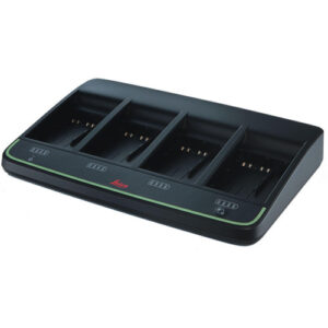 Leica GKL341 Multi-Bay Battery Charger provides fast, reliable charging for multiple Leica batteries, ensuring uninterrupted fieldwork.
